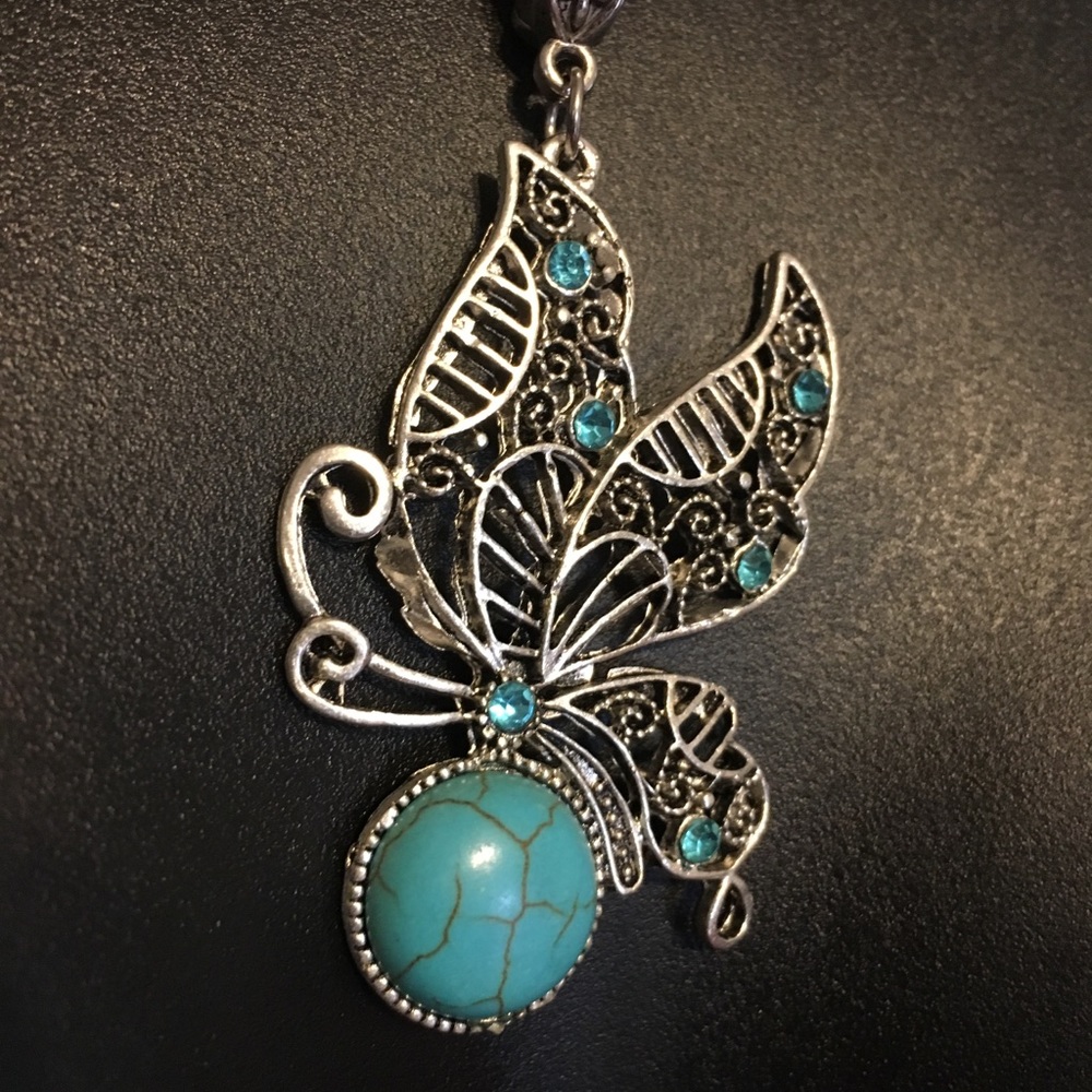 🦋 Necklace Turquoise butterfly 🦋
